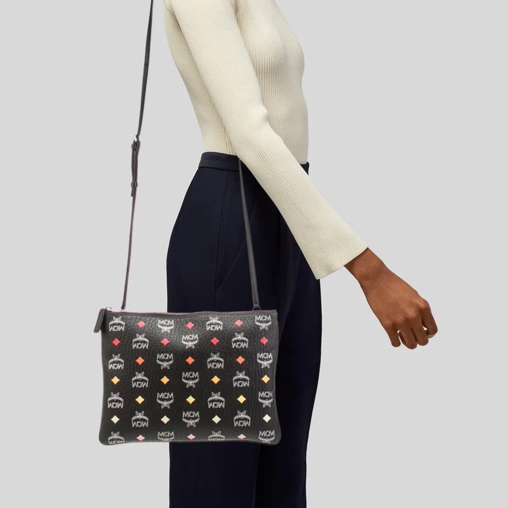 MCM Visetos Multicolored Crossbody Bag